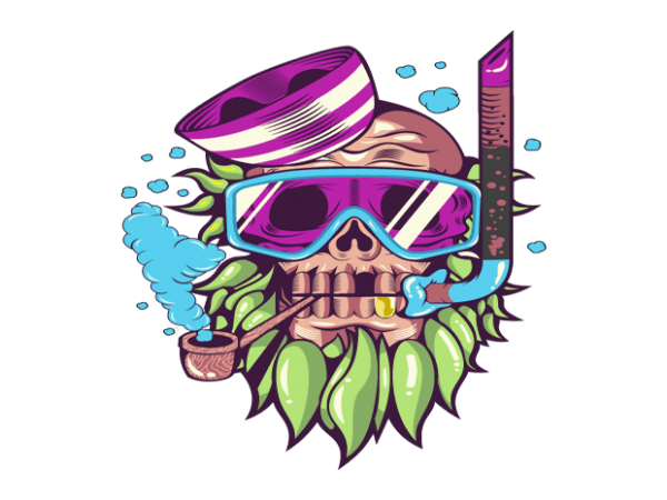 skull snorkle t shirt template vector skull snorkle t shirt template vector