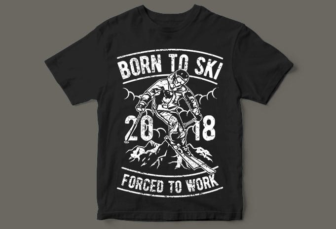 Born To Shoot buy t shirt design Born To Ski t shirt design2 - Born To Shoot buy t shirt design