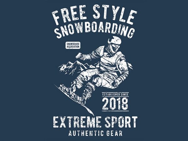 Free Style Snowboarding buy t shirt design Free Style Snowboarding buy t shirt design