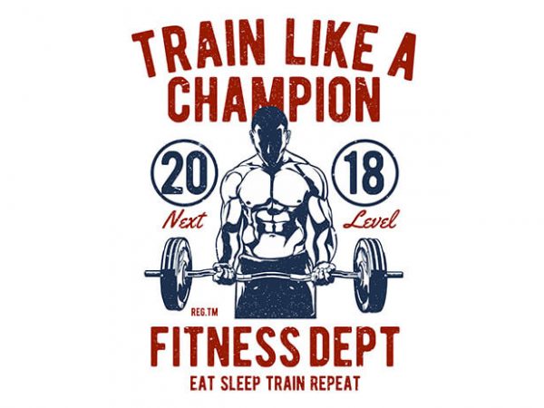 Train Like A Champion buy t shirt design Train Like A Champion buy t shirt design