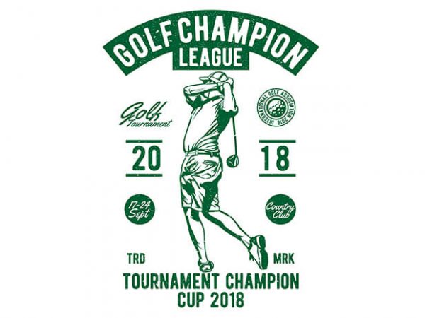 Golf Champion League buy t shirt design Golf Champion League buy t shirt design