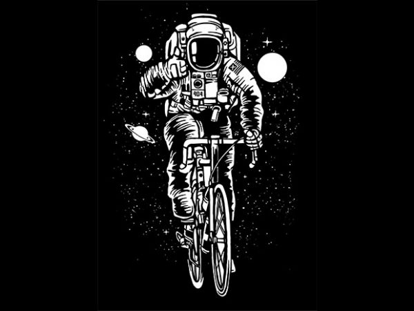Astronaut Bicycle Tshirt design buy t shirt design Astronaut Bicycle Tshirt design buy t shirt design
