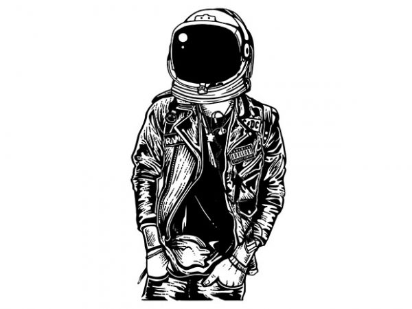 Astronaut Punkster tshirt design buy t shirt design Astronaut Punkster tshirt design buy t shirt design
