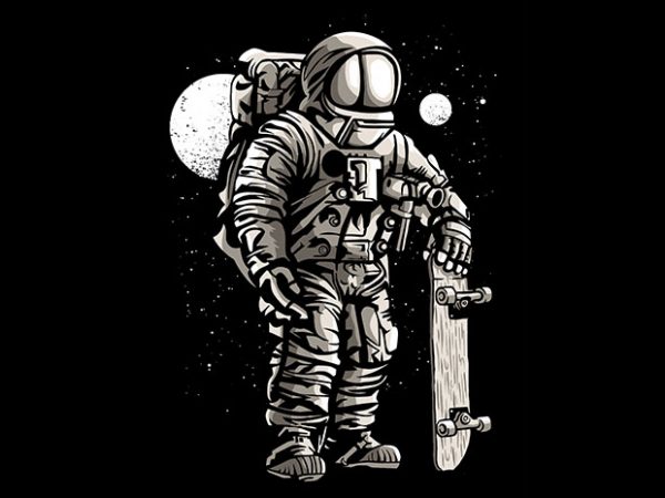Astronaut Skater t shirt design buy t shirt design Astronaut Skater t shirt design buy t shirt design