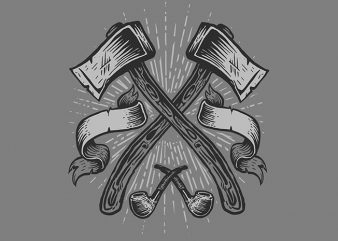 Axes T shirt design buy t shirt design Axes T shirt design buy t shirt design