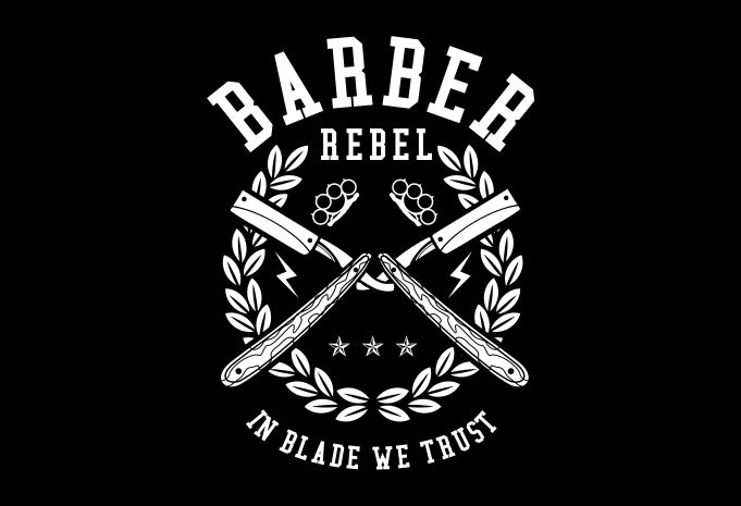 Barber Rebel buy t shirt design Barber Rebel Display - Barber Rebel buy t shirt design