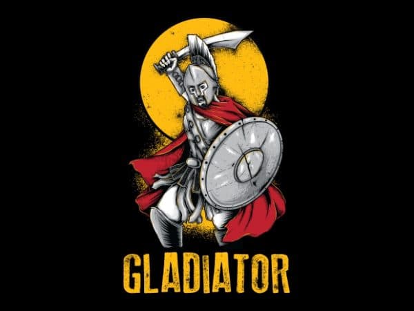 Gladiator T-Shirt Design buy t shirt design Gladiator T-Shirt Design buy t shirt design