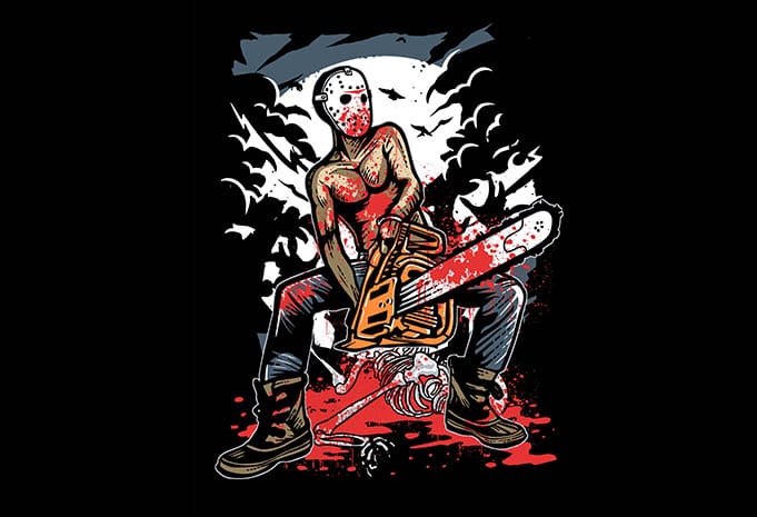Chainsaw Killer tshirt design buy t shirt design Chainsaw Killer t shirt design - Chainsaw Killer tshirt design buy t shirt design