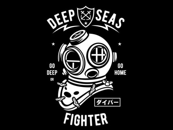 Deep Seas Fighter buy t shirt design Deep Seas Fighter buy t shirt design