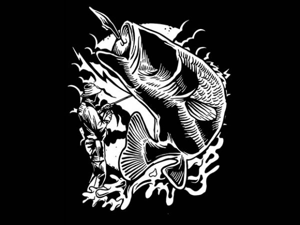 Fisherman tshirt design buy t shirt design Fisherman tshirt design buy t shirt design