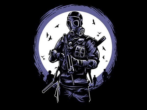 Gas Mask Soldier buy t shirt design Gas Mask Soldier buy t shirt design