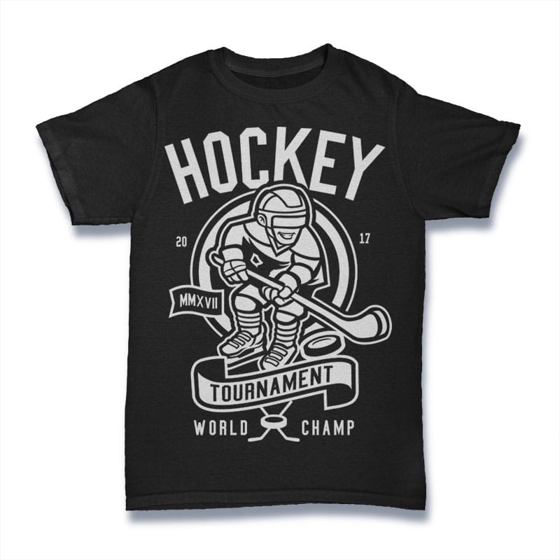 Hockey graphic t shirt