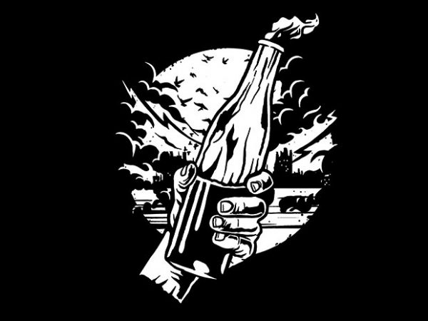 Molotov Cocktail t shirt design buy t shirt design Molotov Cocktail t shirt design buy t shirt design
