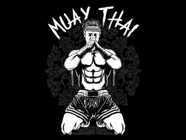Muay Thai buy t shirt design Muay Thai buy t shirt design