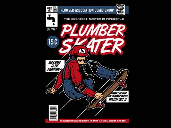 Plumber Skater t shirt design buy t shirt design Plumber Skater t shirt design buy t shirt design