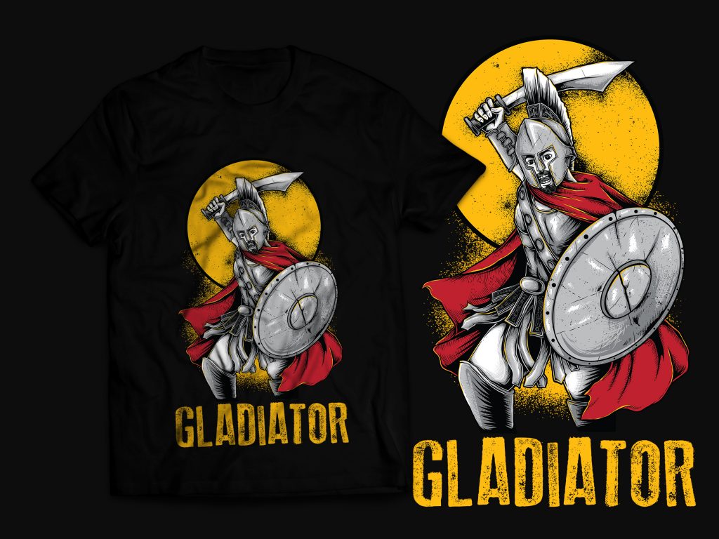 Gladiator T-Shirt Design buy t shirt design Gladiator T-Shirt Design buy t shirt design