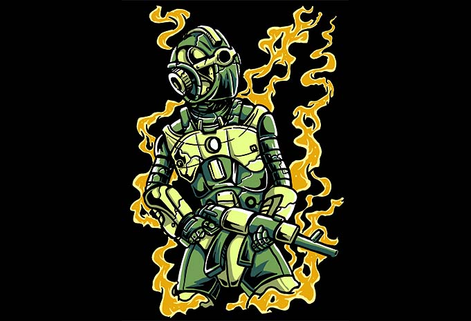 Robot Soldier t shirt design buy t shirt design Robot Soldier buy tshirt design - Robot Soldier t shirt design buy t shirt design