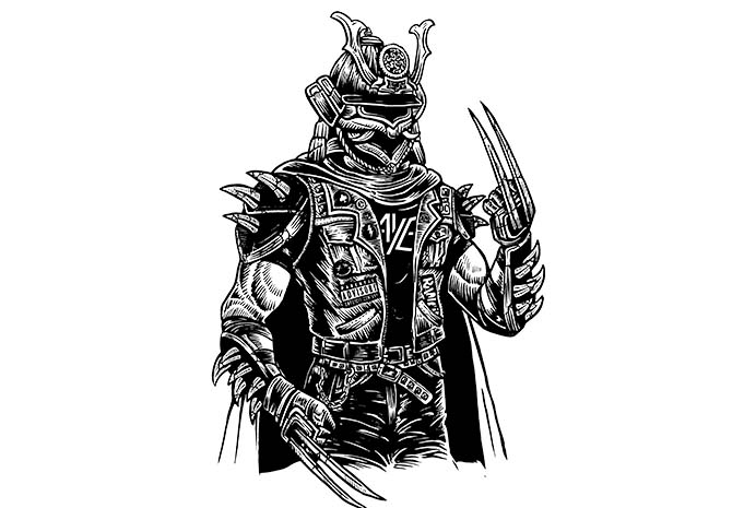 Samurai Punk t shirt design buy t shirt design Samurai Punk buy tshirt design - Samurai Punk t shirt design buy t shirt design