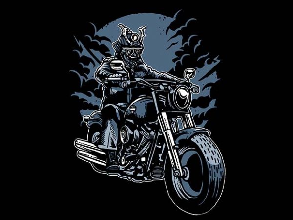 Samurai Ride t shirt design buy t shirt design Samurai Ride t shirt design buy t shirt design