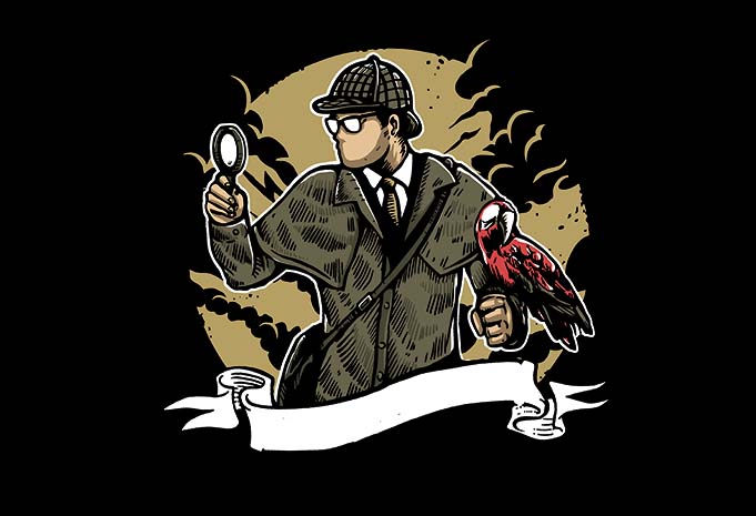 Sherlock Holmes t shirt design buy t shirt design Sherlock Holmes buy tshirt design - Sherlock Holmes t shirt design buy t shirt design