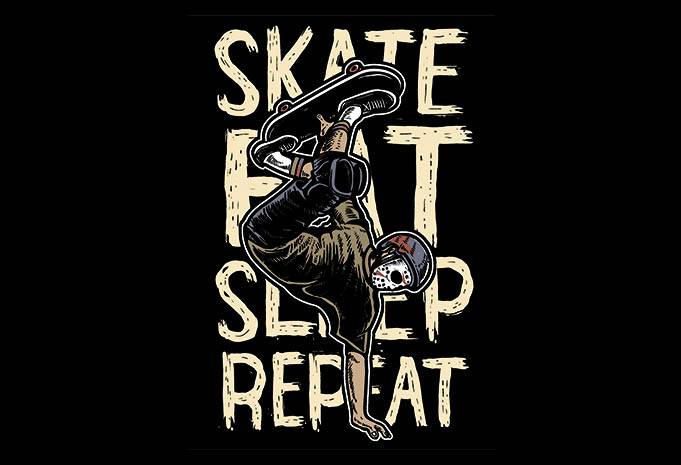 Skate Eat Sleep Repeat t shirt design buy t shirt design Skate Eat Sleep Repeat buy tshirt design - Skate Eat Sleep Repeat t shirt design buy t shirt design