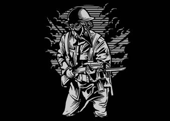Steampunk Style Soldier t shirt design buy t shirt design Steampunk Style Soldier t shirt design buy t shirt design