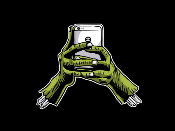 Zombie Phone t shirt design buy t shirt design Zombie Phone t shirt design buy t shirt design