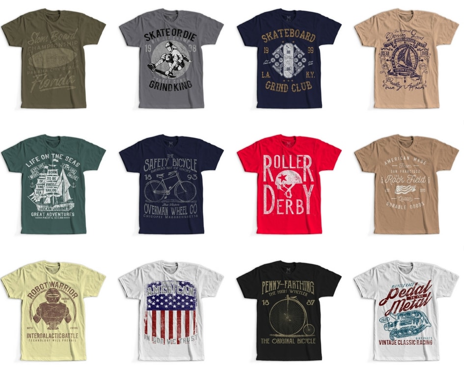 100 Retro Vintage T-Shirt Designs buy t shirt design 100 Retro Vintage T-Shirt Designs buy t shirt design