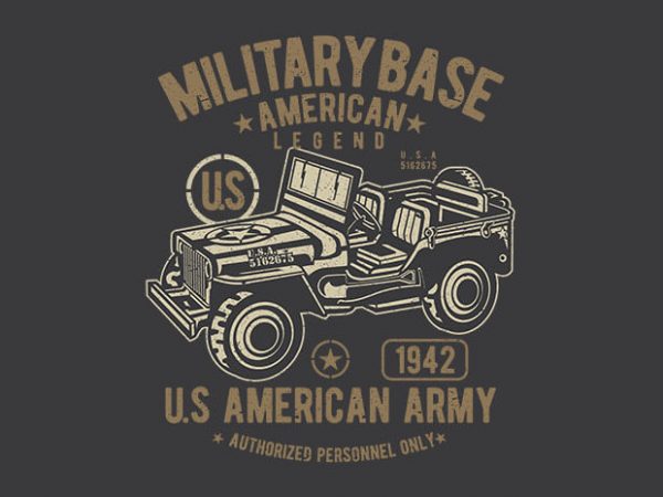 American Army Jeep vector design buy t shirt design American Army Jeep vector design buy t shirt design