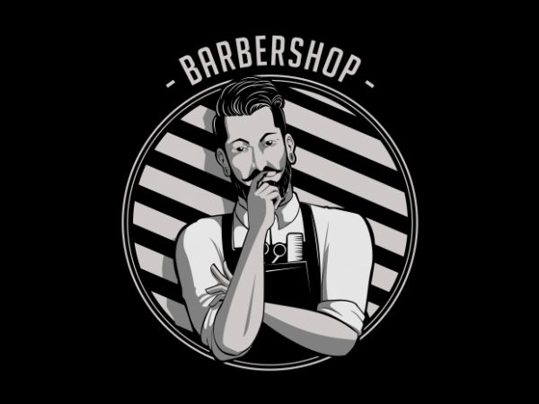 Barbershop T-Shirt Design buy t shirt design Barbershop T-Shirt Design buy t shirt design
