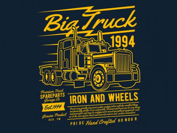 Big Truck 2 vector t shirt design buy t shirt design Big Truck 2 vector t shirt design buy t shirt design