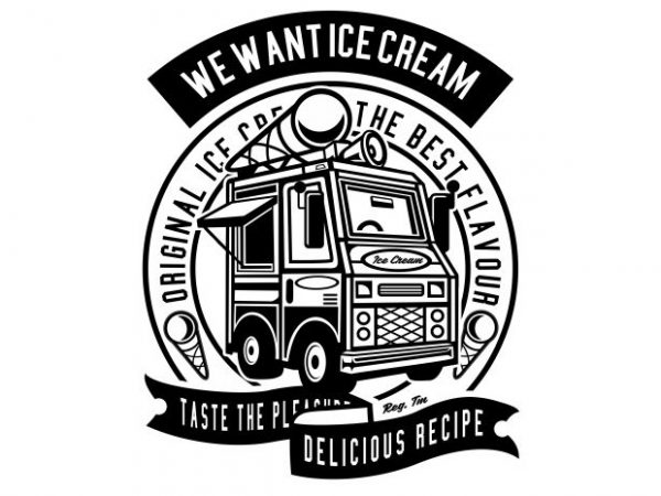 Ice Cream Truck buy t shirt design Ice Cream Truck buy t shirt design