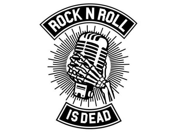 Rock N Roll Is Dead buy t shirt design Rock N Roll Is Dead buy t shirt design