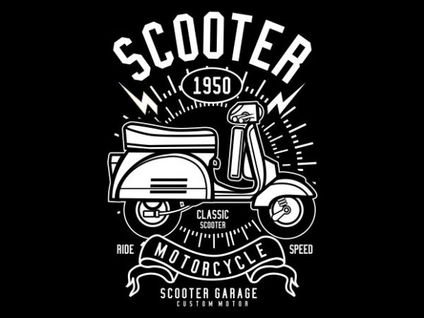 Scooter buy t shirt design Scooter buy t shirt design
