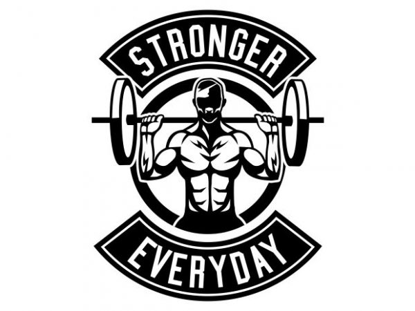 Stronger Everyday buy t shirt design Stronger Everyday buy t shirt design