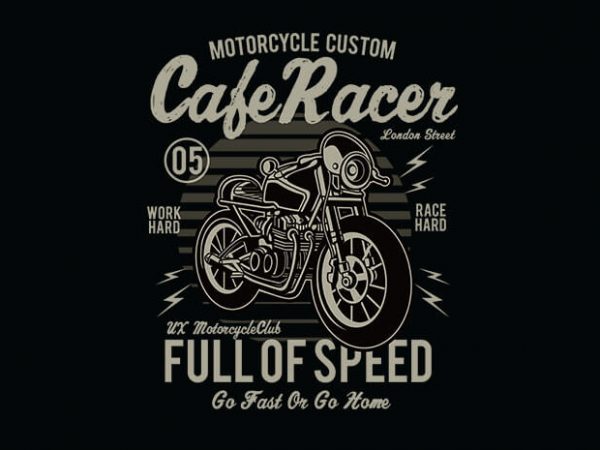Cafe Racer t shirt design Cafe Racer t shirt design