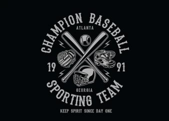 Champion Baseball t shirt design buy t shirt design Champion Baseball t shirt design buy t shirt design