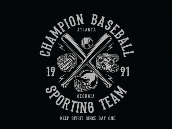 Champion Baseball t shirt design buy t shirt design Champion Baseball 600x450 - Champion Baseball t shirt design buy t shirt design