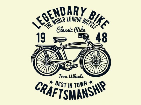 Classic Bicycle t shirt design Classic Bicycle t shirt design