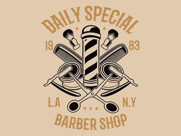 Daily Special Barber Shop t shirt design buy t shirt design Daily Special Barber Shop t shirt design buy t shirt design