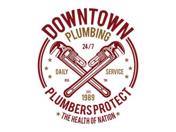 Downtown Plumbing t shirt design buy t shirt design Downtown Plumbing t shirt design buy t shirt design