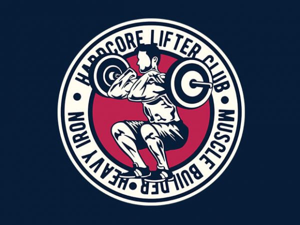 Hardcore Lifter t shirt design buy t shirt design Hardcore Lifter t shirt design buy t shirt design