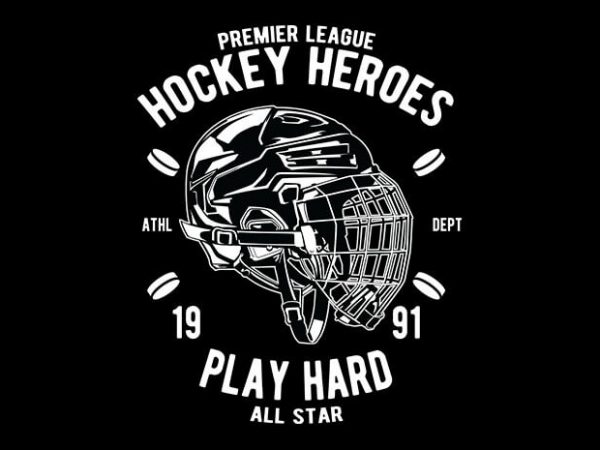 Hockey Heroes tshirt design buy t shirt design Hockey Heroes tshirt design buy t shirt design