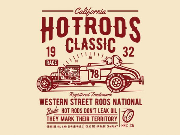 Hot Rods Race Classic t shirt design buy t shirt design Hot Rods Race Classic t shirt design buy t shirt design