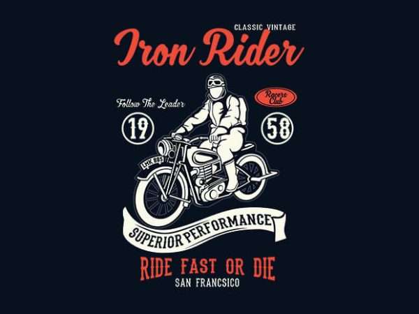 Iron Rider t shirt design buy t shirt design Iron Rider t shirt design buy t shirt design