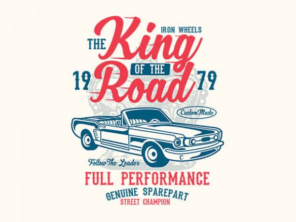 King Of The Road t shirt design buy t shirt design King Of The Road t shirt design buy t shirt design
