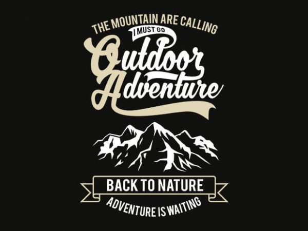 Outdoor Adventure 1 t shirt design Outdoor Adventure 1 t shirt design