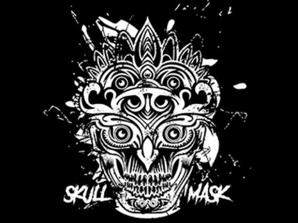 Skull Mask Ornaments buy t shirt design Skull Mask Ornaments buy t shirt design
