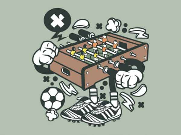 Football Table t shirt graphic design Football Table t shirt graphic design