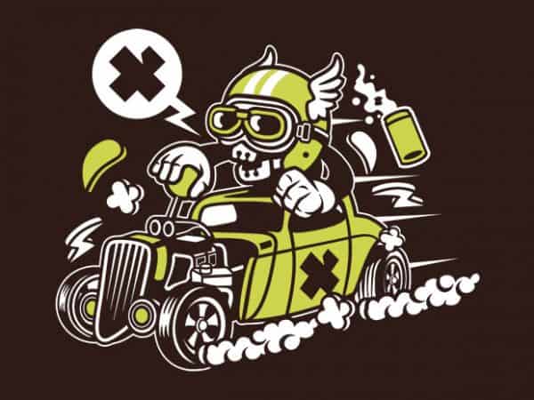 Hot Rod Skull graphic t shirt Hot Rod Skull graphic t shirt